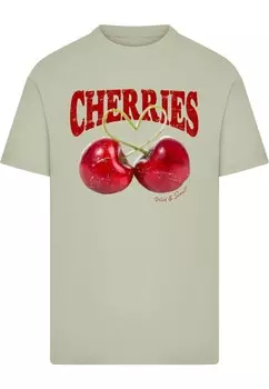 Рубашка Merchcode Sweet Cherries, пастельный зеленый