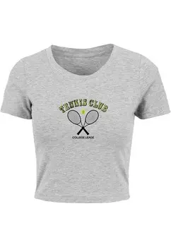 Рубашка Merchcode Tennis Club, пестрый серый