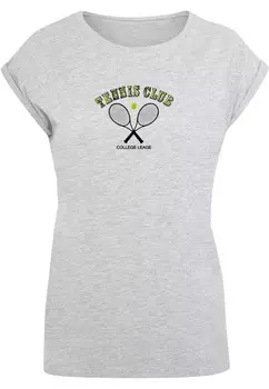 Рубашка Merchcode Tennis Club, пестрый серый