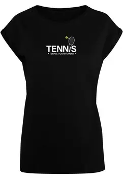 Рубашка Merchcode Tennis Racket, черный