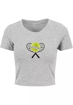 Рубашка Merchcode Tennis Tournament, пестрый серый