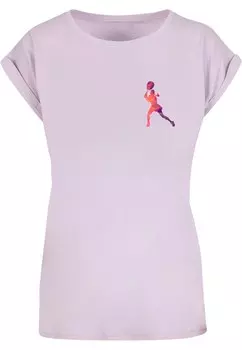 Рубашка Merchcode Tennis Woman Silhouette, фиолетовый