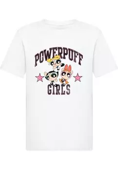 Рубашка Merchcode The Powerpuff Girls, белый