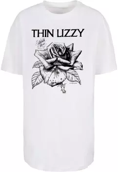 Рубашка Merchcode Thin Lizzy - Rose, белый