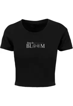 Рубашка Merchcode Time To Bloom, черный
