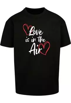 Рубашка Merchcode Valentines Day - Love is in the Air, черный