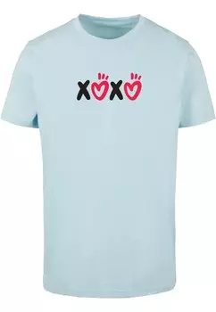 Рубашка Merchcode Valentines Day - XOXO, синий