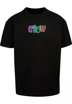 Рубашка Merchcode Wording - Grow, черный