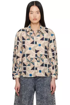 Рубашка Mescal Weekend Max Mara, бежевый
