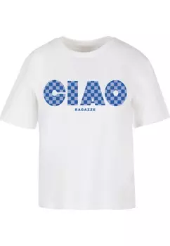 Рубашка Miss Tee Ciao Ragazze, белый