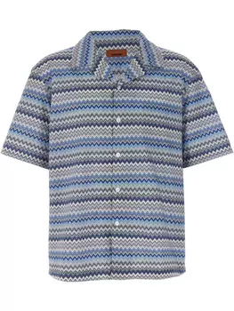 Рубашка Missoni Zig-Zag, синий