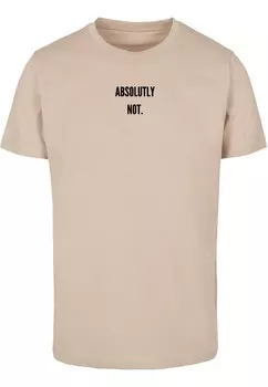 Рубашка Mister Tee Absolutely Not, песочный
