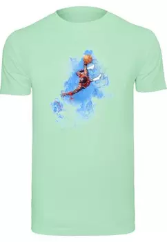Рубашка Mister Tee Basketball Clouds, мятный