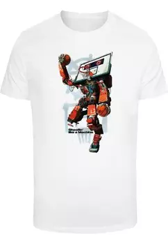 Рубашка Mister Tee Bball Robot, белый