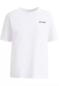 Рубашка Mister Tee Be Happy, белый