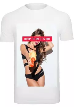 Рубашка Mister Tee Drop It, белый