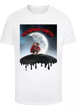 Рубашка Mister Tee Escaping Earth, белый