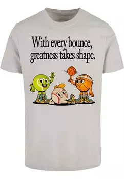 Рубашка Mister Tee Every Bounce, серый