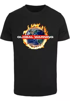 Рубашка Mister Tee Global Warning, черный