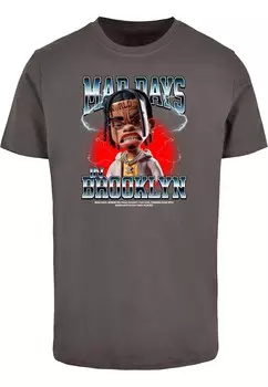 Рубашка Mister Tee Mad Days, серый