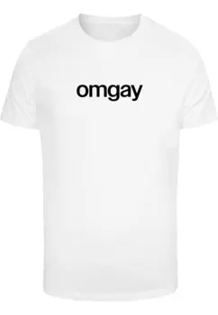 Рубашка Mister Tee OMGay, белый