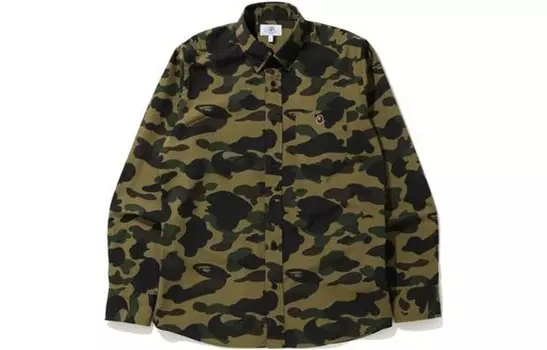 Рубашка мужская A Bathing Ape, зеленый