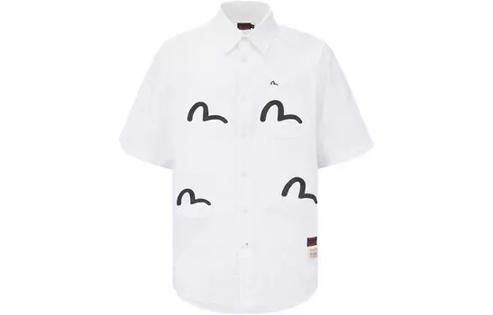 Рубашка мужская белая Evisu, белый