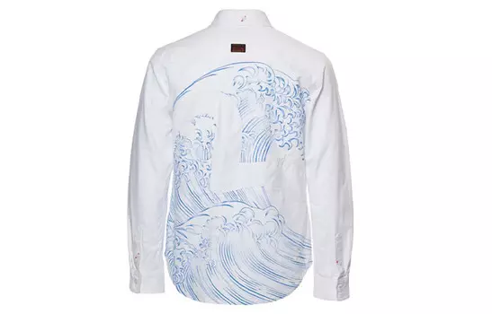 Рубашка мужская белая Evisu, белый