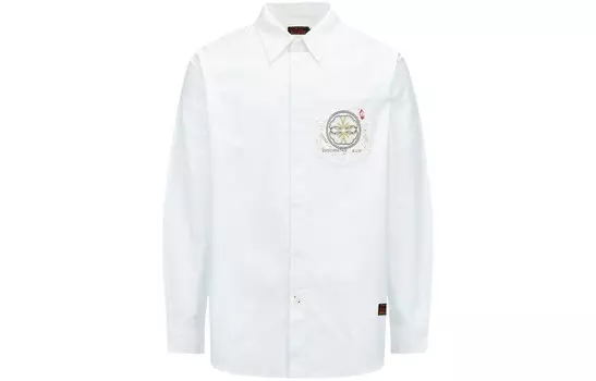 Рубашка мужская белая Evisu, белый