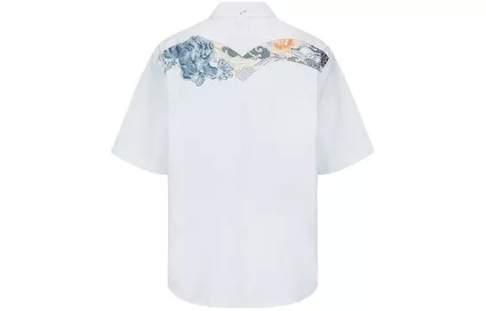 Рубашка мужская белая Evisu, белый
