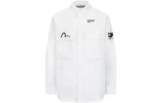 Рубашка мужская белая Evisu, белый