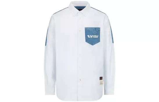 Рубашка мужская белая Evisu, белый