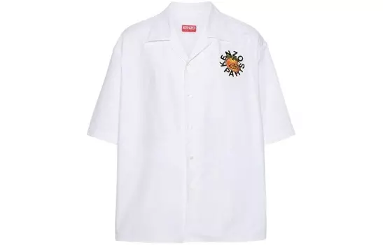 Рубашка мужская белая Kenzo, белый