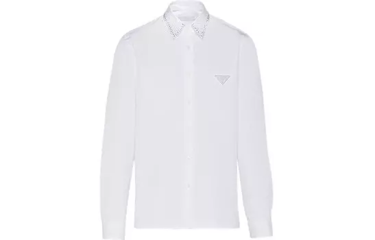 Рубашка мужская белая Prada, белый