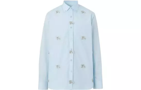 Рубашка мужская Burberry, голубой
