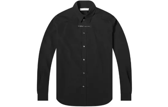 Рубашка мужская черная Givenchy, черный