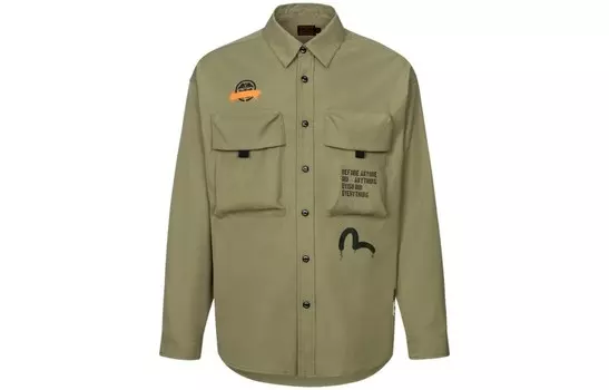 Рубашка мужская Evisu, хаки
