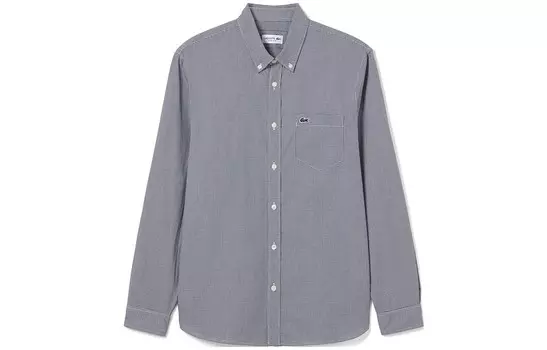 Рубашка мужская серая 522 Lacoste, серый