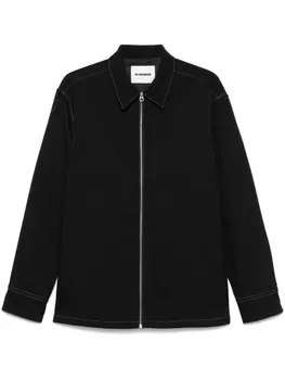 Рубашка на молнии Jil Sander, черный