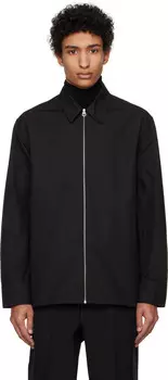 Рубашка на молнии Jil Sander, черный