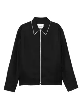Рубашка на молнии JIL SANDER, черный