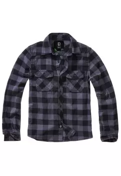 Рубашка на пуговицах Brandit Regular fit Button Up Shirt, черный