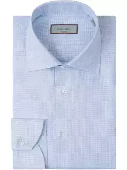 Рубашка на пуговицах Canali, синий