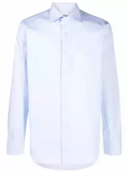 Рубашка на пуговицах Canali, синий