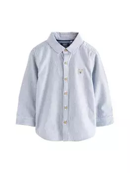 Рубашка на пуговицах Next Regular fit Button Up Shirt, серый