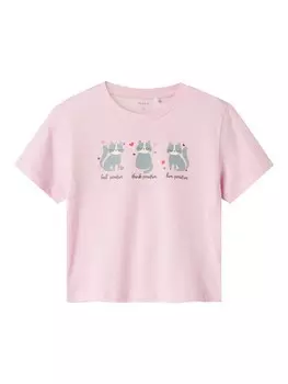 Рубашка NAME IT NMFBETRIA, розовый