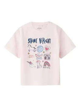 Рубашка NAME IT NMFVEEN, цвет Pink/Rose