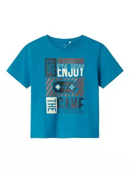 Рубашка NAME IT NMMBENNIBO, цвет Cyan blue