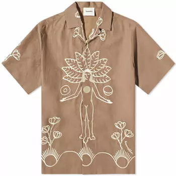 Рубашка Nanushka Bodil Graphic Vacation Shirt
