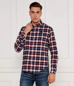 Рубашка Napapijri Regular Fit, темно-синий